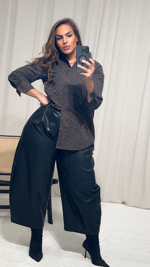 Chemise léopard INÈS